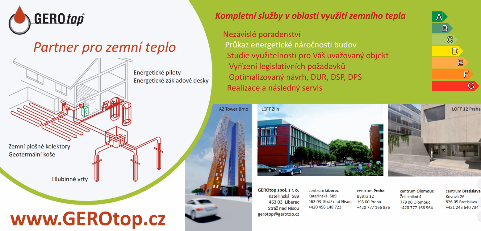 Zemní teplo GEROTOP Zemní teplo GEROTOP