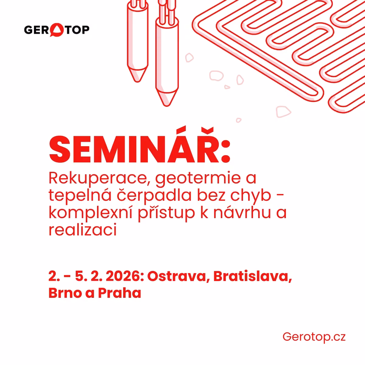 Odborný seminář: Rekuperace, geotermie a tepelná čerpadla bez chyb