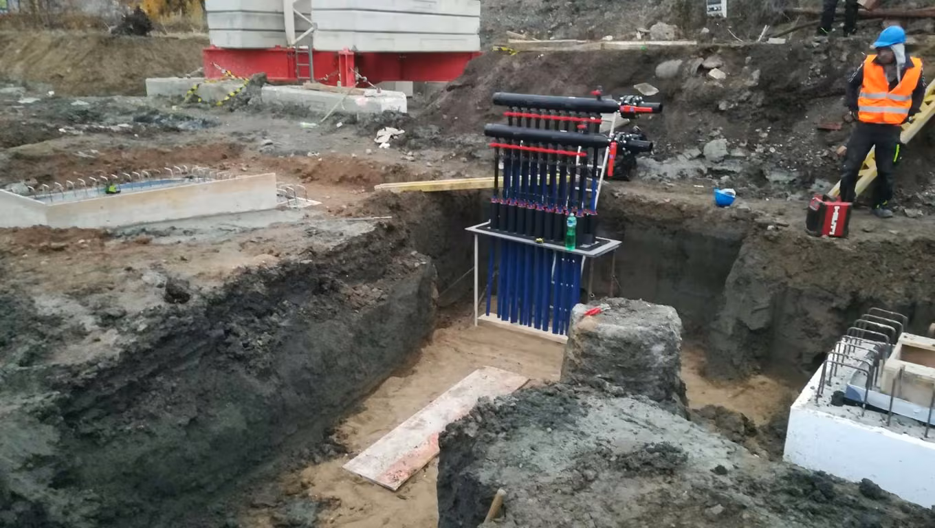 120 geotermálních vrtů pro tepelná čerpadla