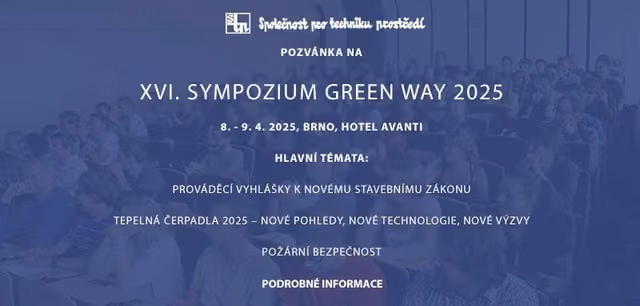 Zveme vás na XVI. sympozium GREEN WAY 2025