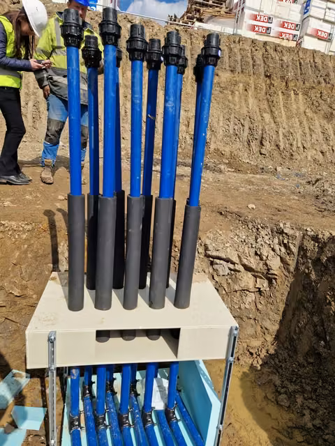 Projekt bytových domů vytápí tepelnými čerpadly země-voda