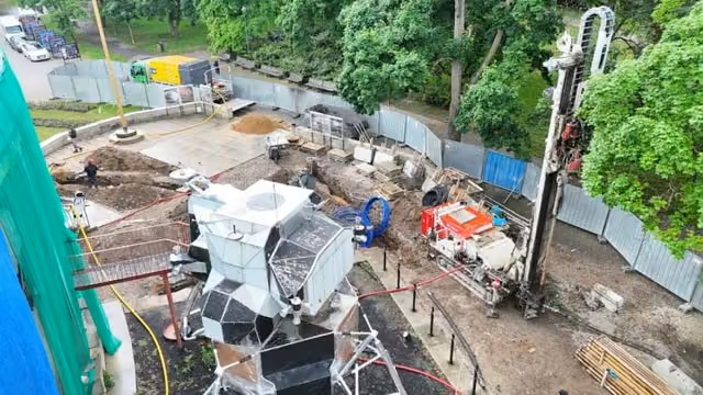 Gerotop navrhl a dodal vystrojení vrtů pro Planetárium Praha