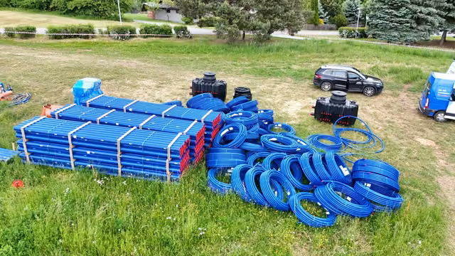 60 vrtů pro tepelná čerpadla ve vzdělávacím středisku